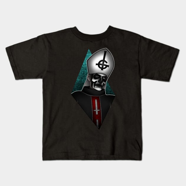 Ghost: Papa Emeritus I Kids T-Shirt by Abznormal